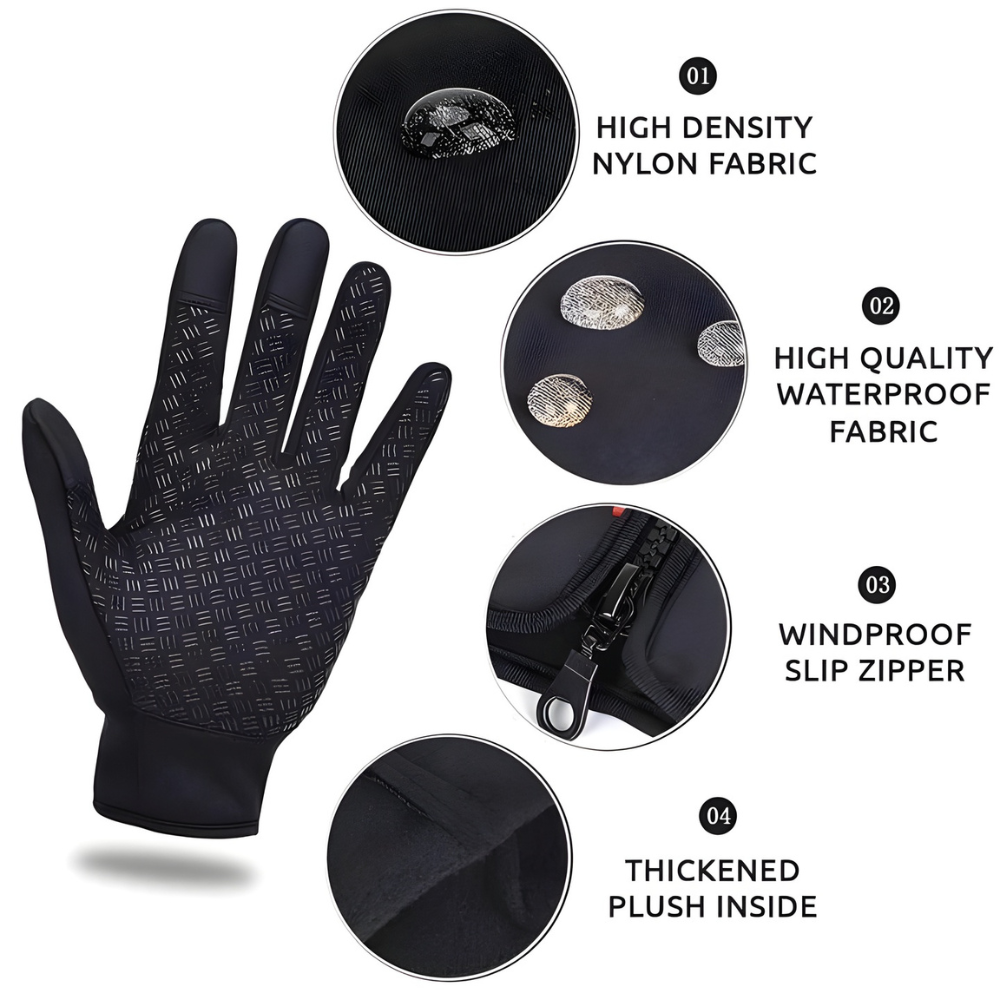 BowLift | Waterproof Winter Thermal Gloves Windproof