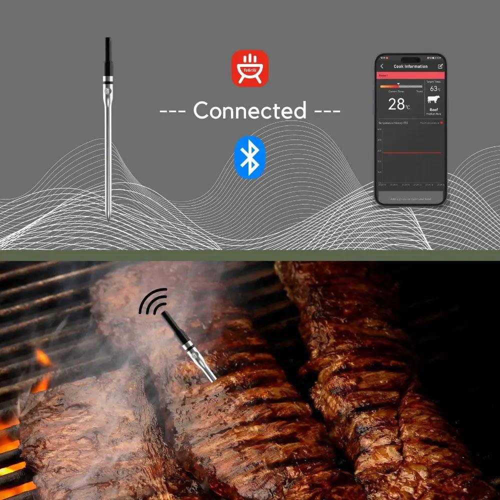 Skanto | Wireless Grill Thermometer with Precise Temperature Measurement