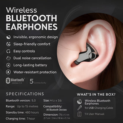 Skanto | Wireless Bluetooth Earbuds with Noise Cancelling Earbuds In Ear