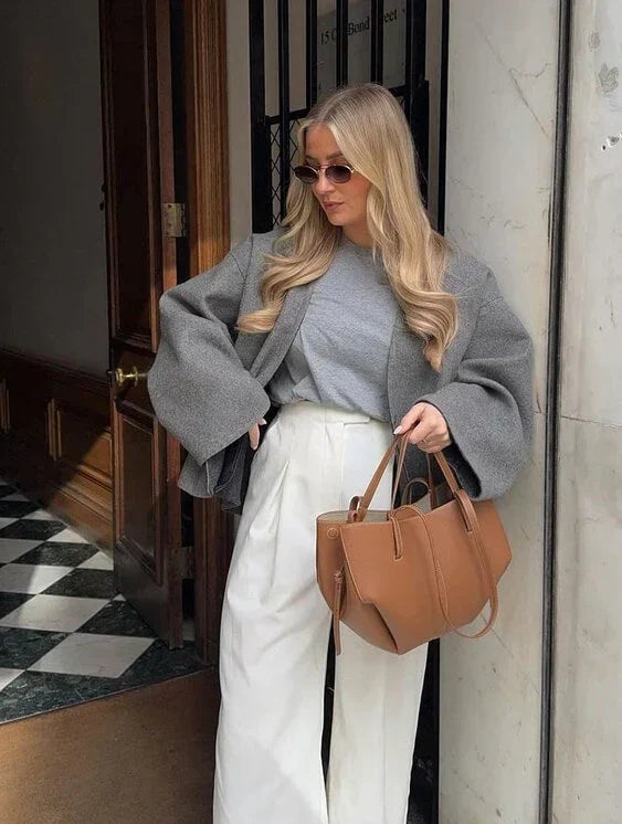 Skanto | Voss – Vintage Leather Shoulder Bag for Women | Spacious, Elegant, and Timeless Design