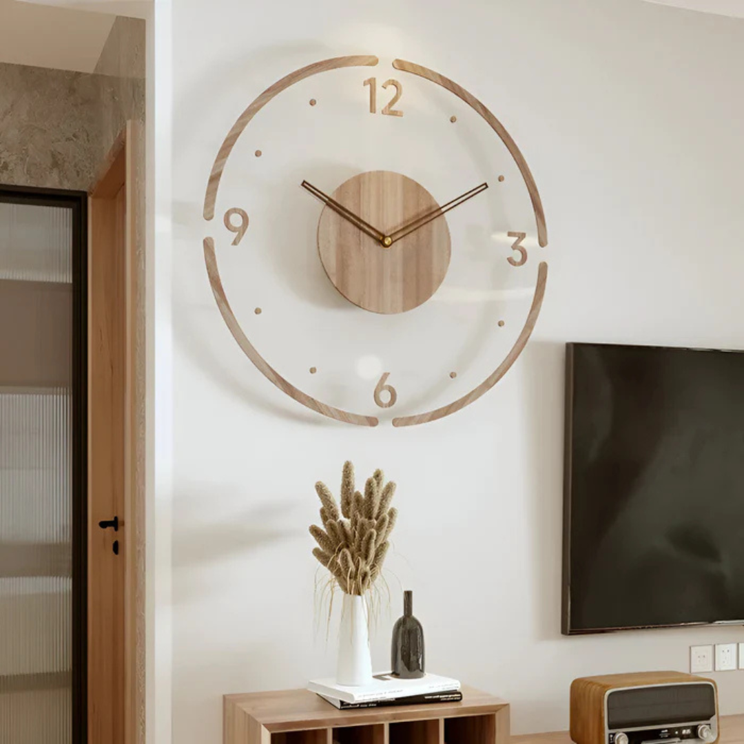 Kalsten | Wood Modern Silent Wall Clock