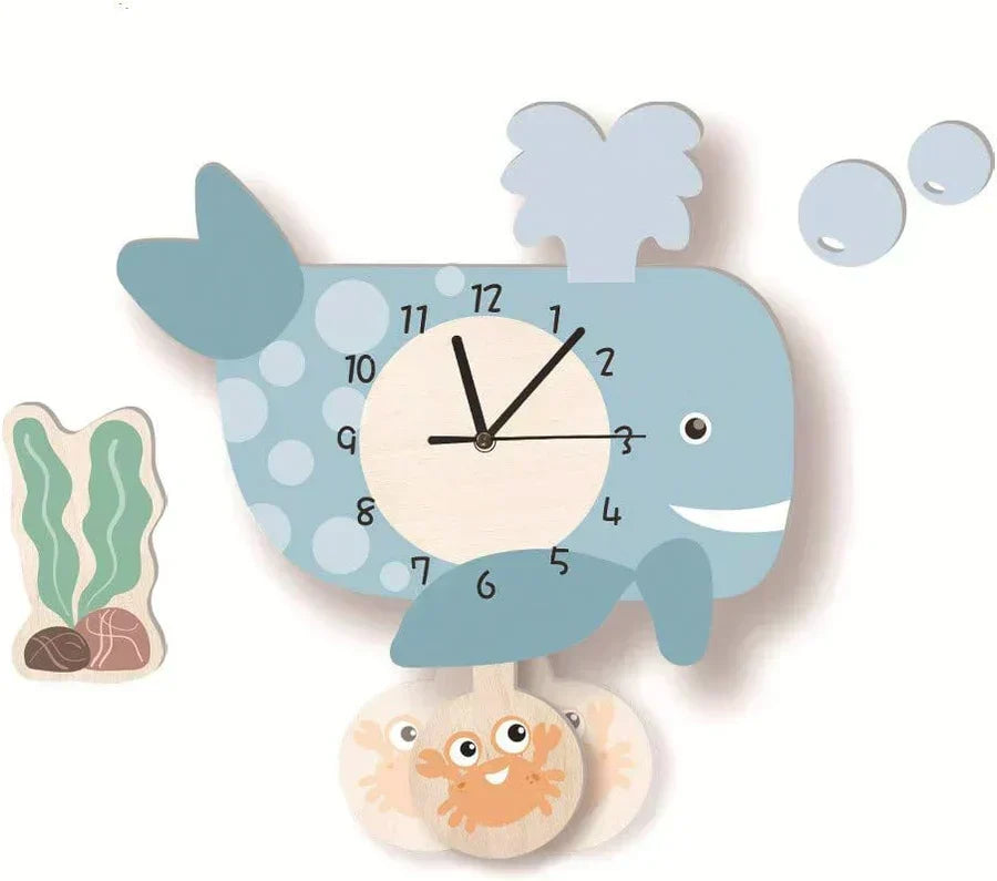 Skanto | Frendorf – Kids' Pendulum Clock with Animal Motifs