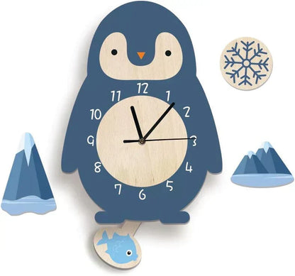 Skanto | Frendorf – Kids' Pendulum Clock with Animal Motifs