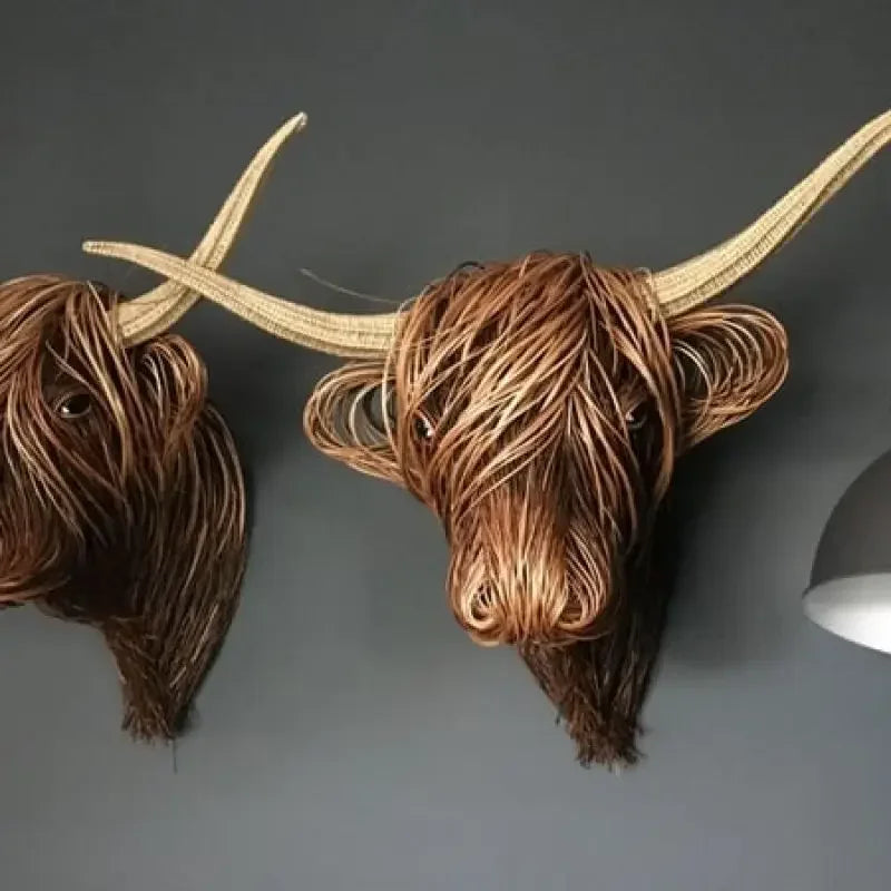 Frendorf | Nature'sCow - Handcrafted cow wall decoration for nature-inspired rooms