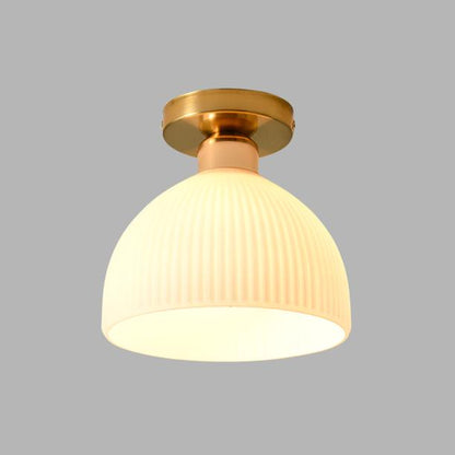 Frendorf | LumaDome Modern Ceiling Light made of Frosted Glass | Elegant Design | Perfect for Living Spaces