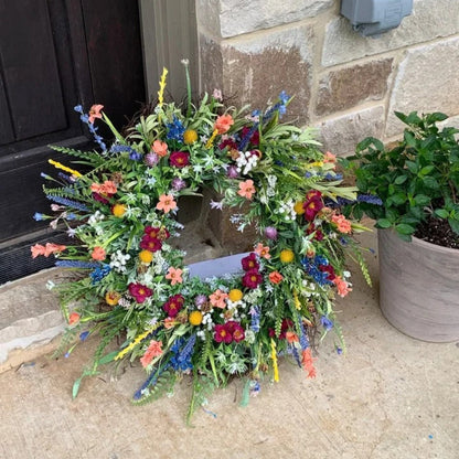 BowLift | Thanksgiving Wreath Front Door Spring Wildflower Home Decor