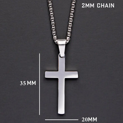 Classic Cross Men's Necklace Bowlift