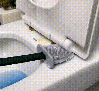 Skanto | FlexiClean Toilet Brush – Antibacterial Silicone Design for Easy Cleaning
