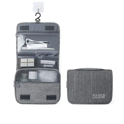 Skanto | CompactCare Toiletry Bag – Foldable, Water-Resistant, and Travel-Friendly