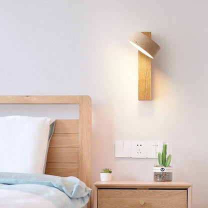 Skanto | Ivory Travertine Wall Lamp