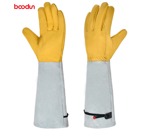 BowLift | Garden Gloves FLORAHAND | Thornproof & Breathable | Long Rose Gloves for Women | 1 Pair