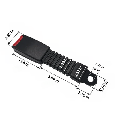 Adjustable Seatbelt Extender for Enhanced Car Safety and Comfort