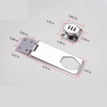 Skanto | Secure Cabinet Lock with 3-Digit Combination Lock