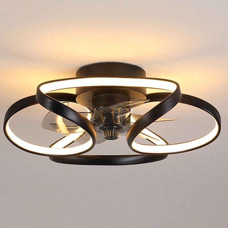 Skanto | Stylish LED Ceiling Fan with Remote Control and Flower Decoration