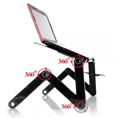 BowLift | 360° Adjustable Vented Foldable Laptop Notebook Desk Tray