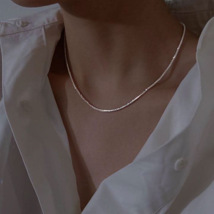 Skanto | Delicate 925 Silver Necklace Set for Elegant Style