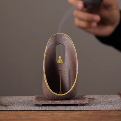 Skanto | Zen Flow Ceramic Incense Holder