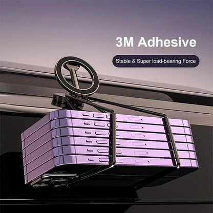 BowLift | 360° Foldable Magnetic Car Phone Holder – Adjustable & Secure Mount for All Smartphones