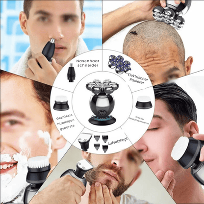 Skanto | 7D Electric Shaver with IP68 Waterproofing and USB Charging