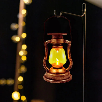 Retro Solar Lantern – Vintage Style for Outdoor Camping, Garden and Balcony, Weatherproof and Energy Efficient | Bowlift