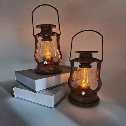 Retro Solar Lantern – Vintage Style for Outdoor Camping, Garden and Balcony, Weatherproof and Energy Efficient | Bowlift
