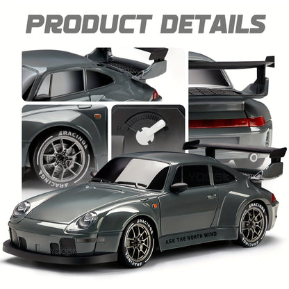 Skanto | Ultimate 1:24 RC Drift Car with LED Wheels – Rechargeable 4WD Racing Toy