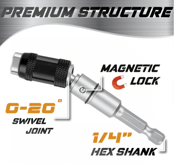 Skanto | Magnetic Swivel Bit Holder