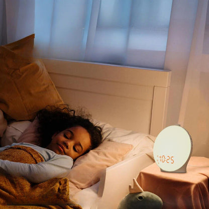 Skanto Skanto | Luxury Sunrise Simulation Alarm Clock Lamp | Soothing Sounds, Mood Lighting & Dual Alarm for Relaxing Mornings