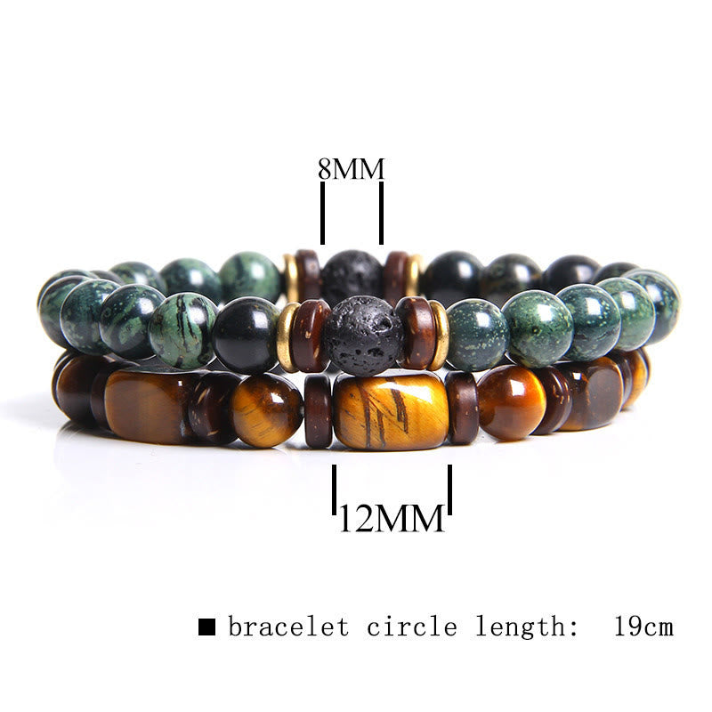 Skanto | African Turquoise & Tiger Eye Bracelet - Naya