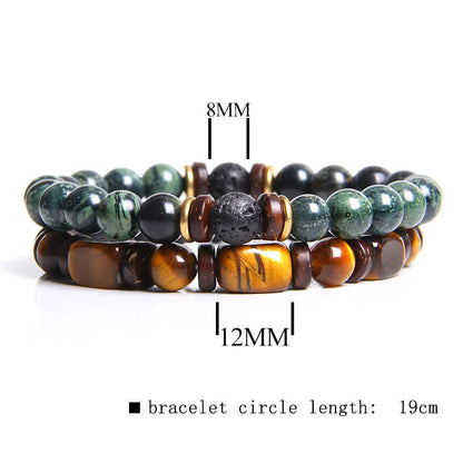 Skanto | African Turquoise & Tiger Eye Bracelet - Naya