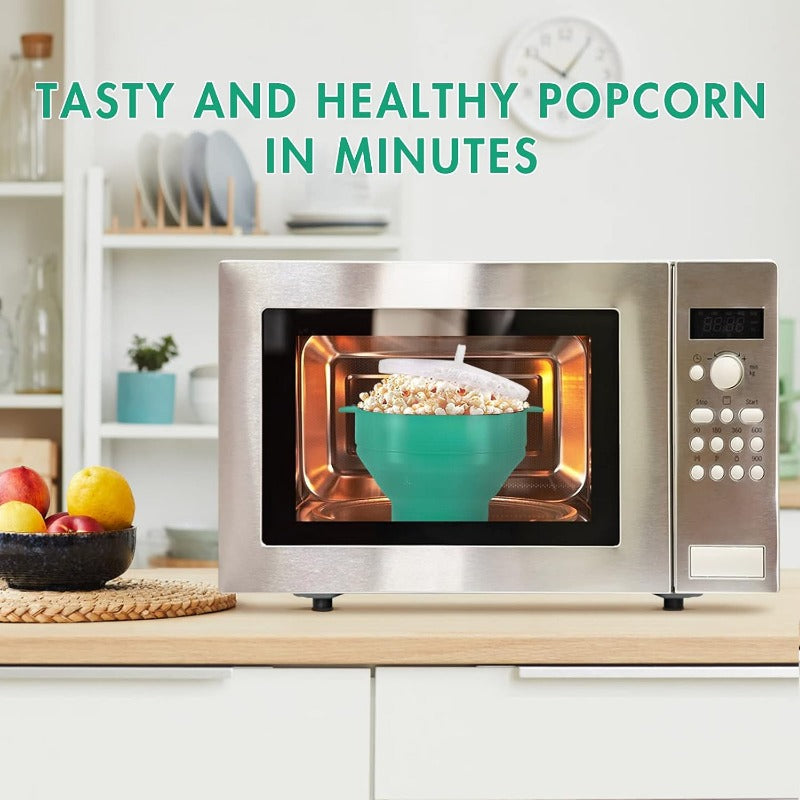 BowLift | Collapsible Silicone Microwave Popcorn Popper