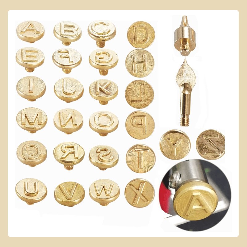 Skanto | 26 Letter Copper Mold — DIY Wood Burning/Crafting Set