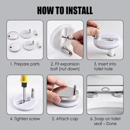 StabiFix™ — No more wobbling: Relax on your firm, secure toilet seat! | Kalsten