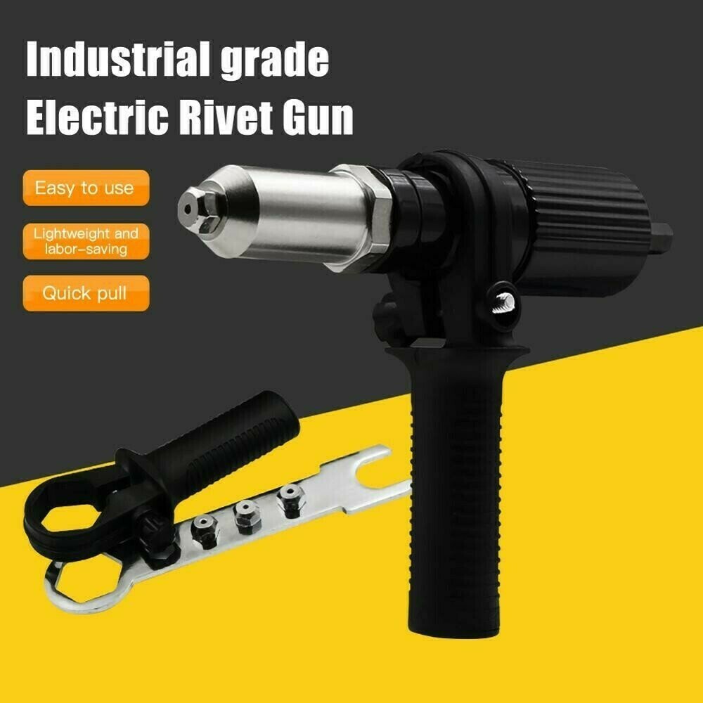 Skanto | Professional Rivet Gun Adapter Set with 4 Different Matching Nozzle Bolts