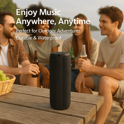 Skanto | Best Waterproof Bluetooth Wireless Speaker x360 Compact Small