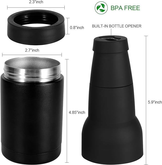 Skanto | Beer Bottle and Can Cooler with Beer Opener.