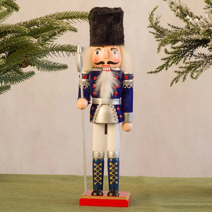Skanto | NutcrackerJoy - Wooden Nutcracker Soldier Figurine for Timeless Christmas Cheer