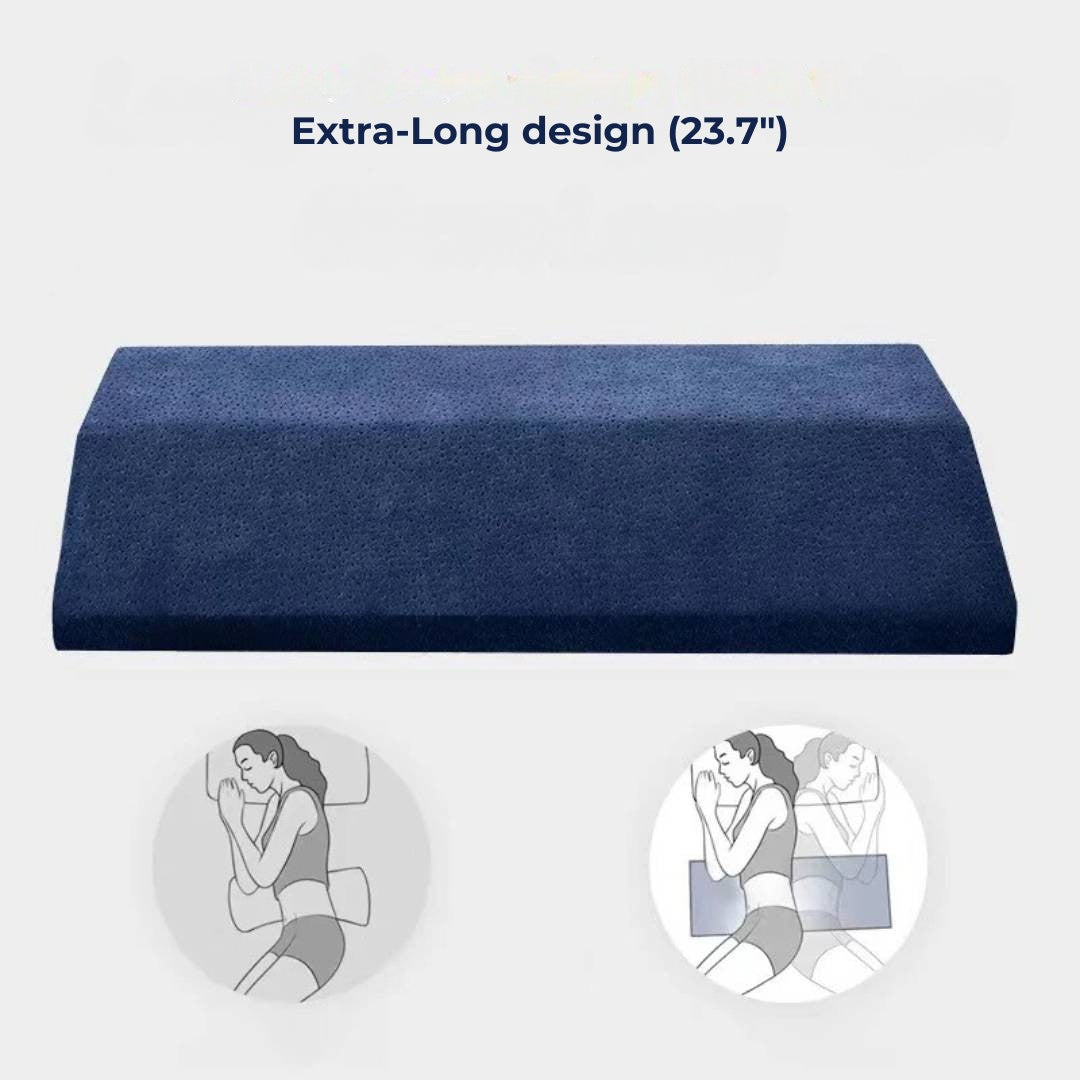 SleepAlign Lumbar Support Pillow for Sleeping | Relieves Back Pain - Improves Spinal Alignment -  Comfortable Pillow for Back Pain Relief Bowlift