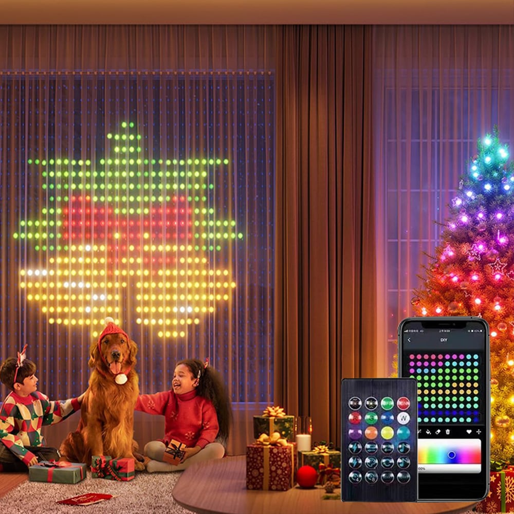Skanto | ColorWave LED Curtain Sync Lights