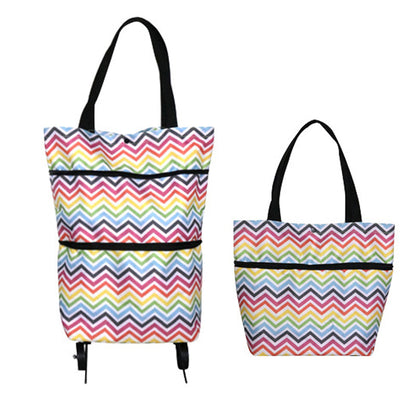 Foldable shopping bag with wheels | Brehn