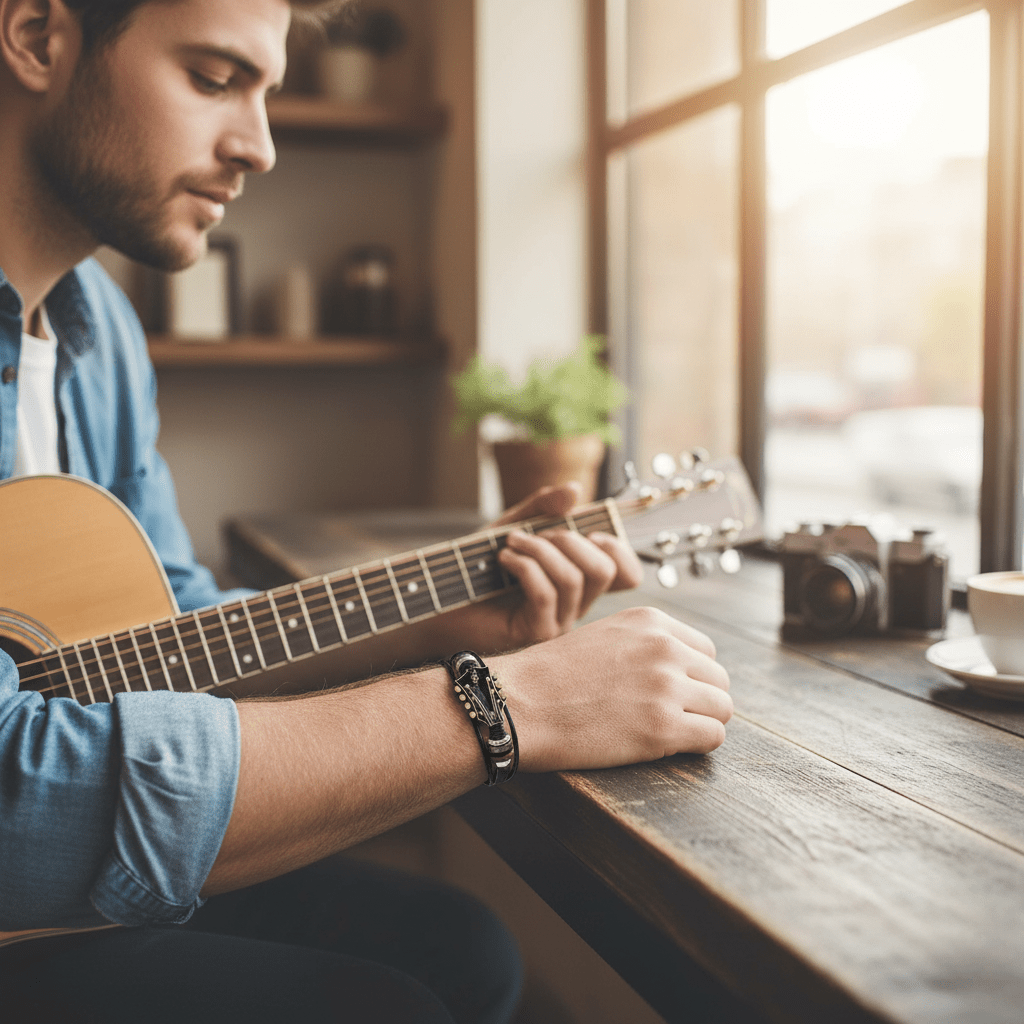 Skanto | Music-Inspired Leather Bracelet