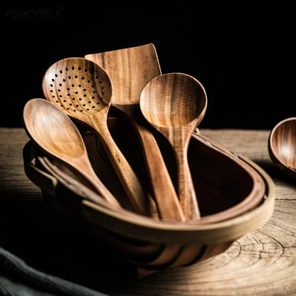 Skanto | NordicWood Kitchen Utensil Set – Sustainable & Stylish Cooking Tools for Every Kitchen