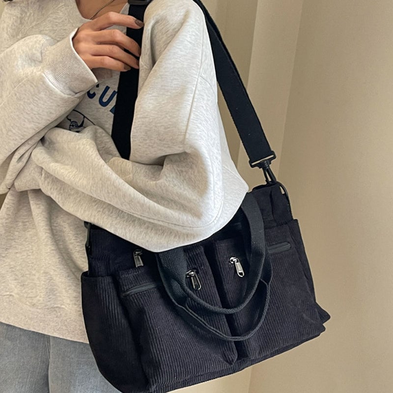 Skanto Skanto | Solid Corduroy Tote Bag