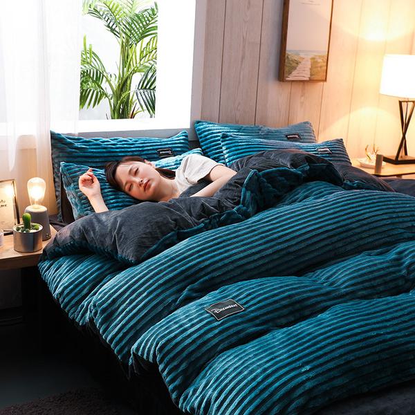 Skanto | Thick Corduroy Velvet Bedding Set
