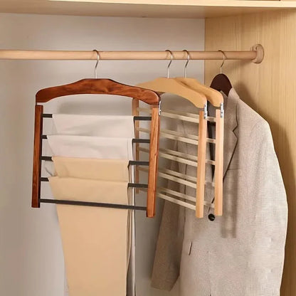 BowLift | Multi-Bar Wooden Clothes Hanger with Premium Finish
