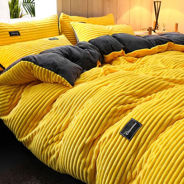 Skanto | Thick Corduroy Velvet Bedding Set