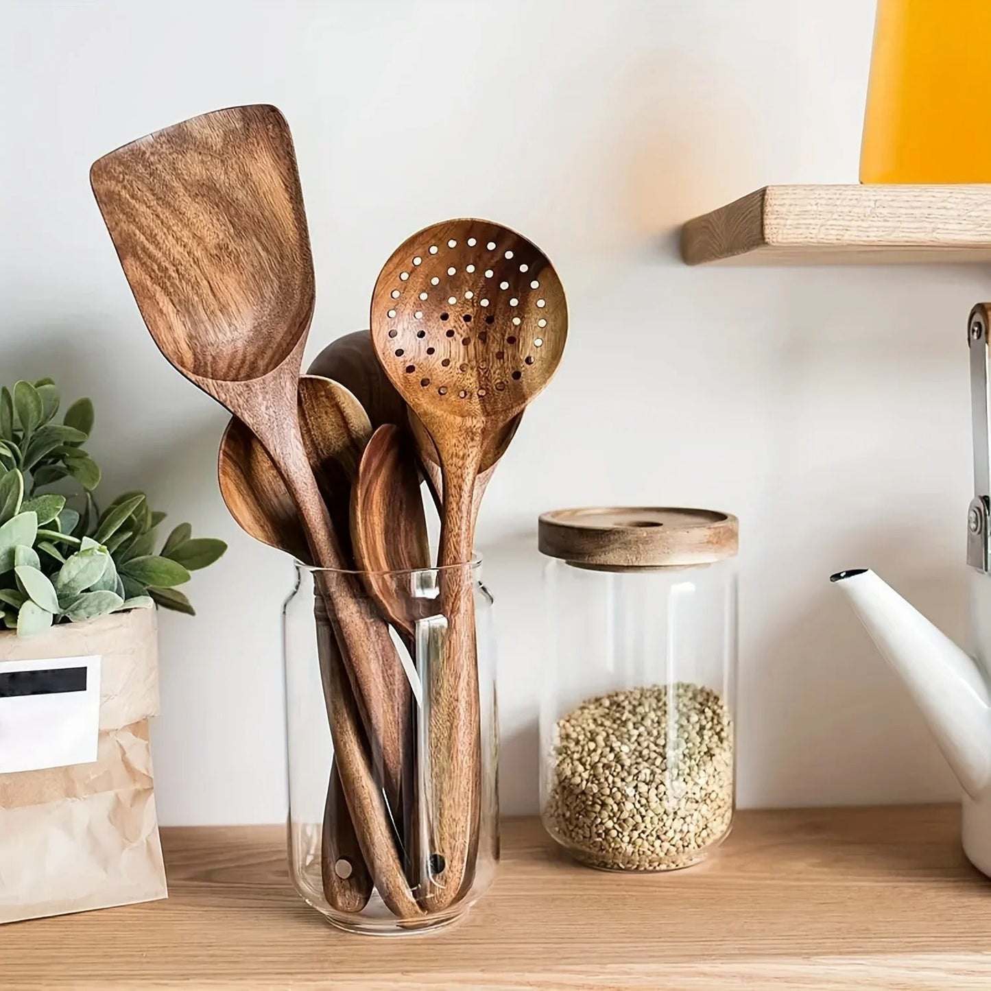 Skanto | NordicWood Kitchen Utensil Set – Sustainable & Stylish Cooking Tools for Every Kitchen