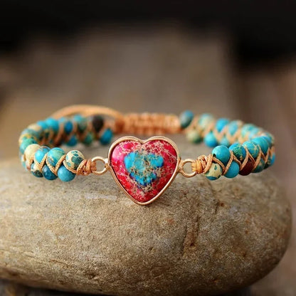Skanto | Heart Jasper Bracelet