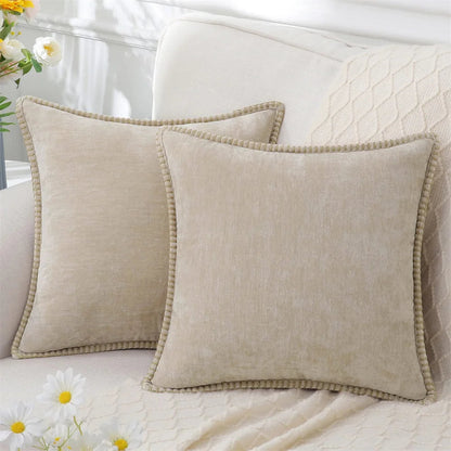 BowLift | Soft Chenille Velvet Throw Pillow Cover