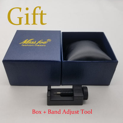 BowLift | MISSFOX Ice Out Square Watch for Men